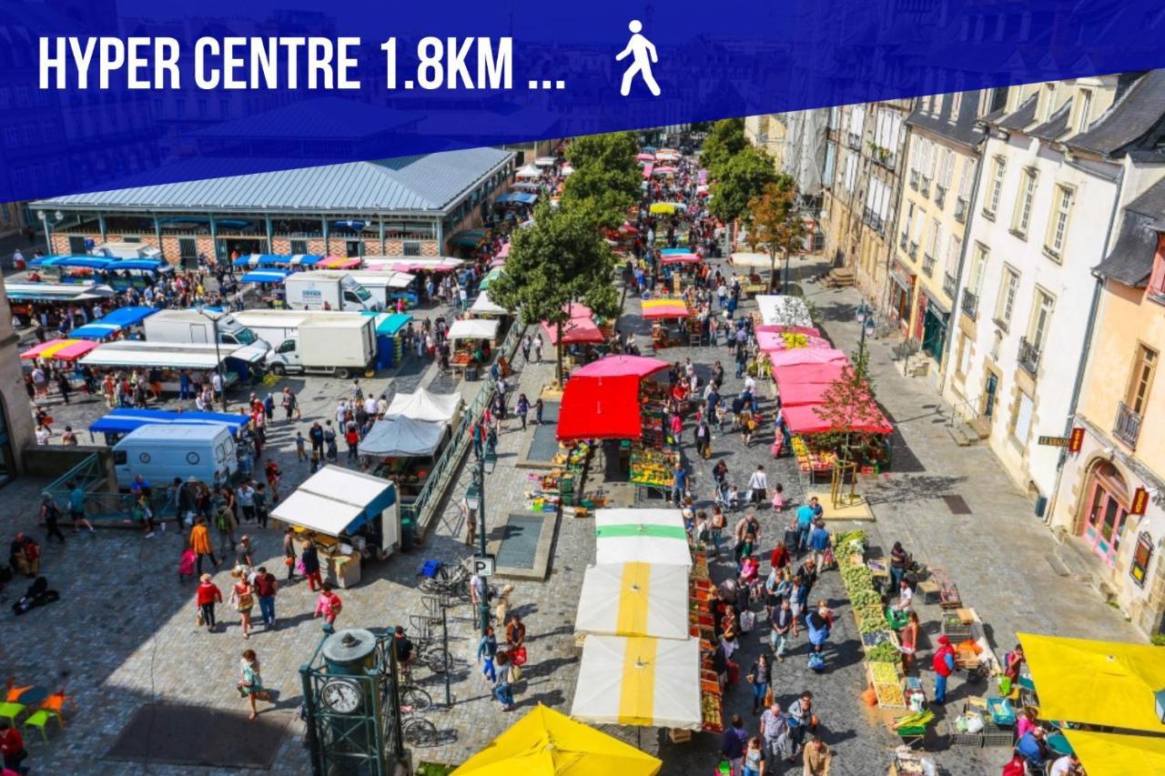 Appart'Hodromme Longchamp Rennes Extérieur photo